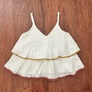 Altar'd State Tiered Ruffle Tank Top Camisole Boho XS